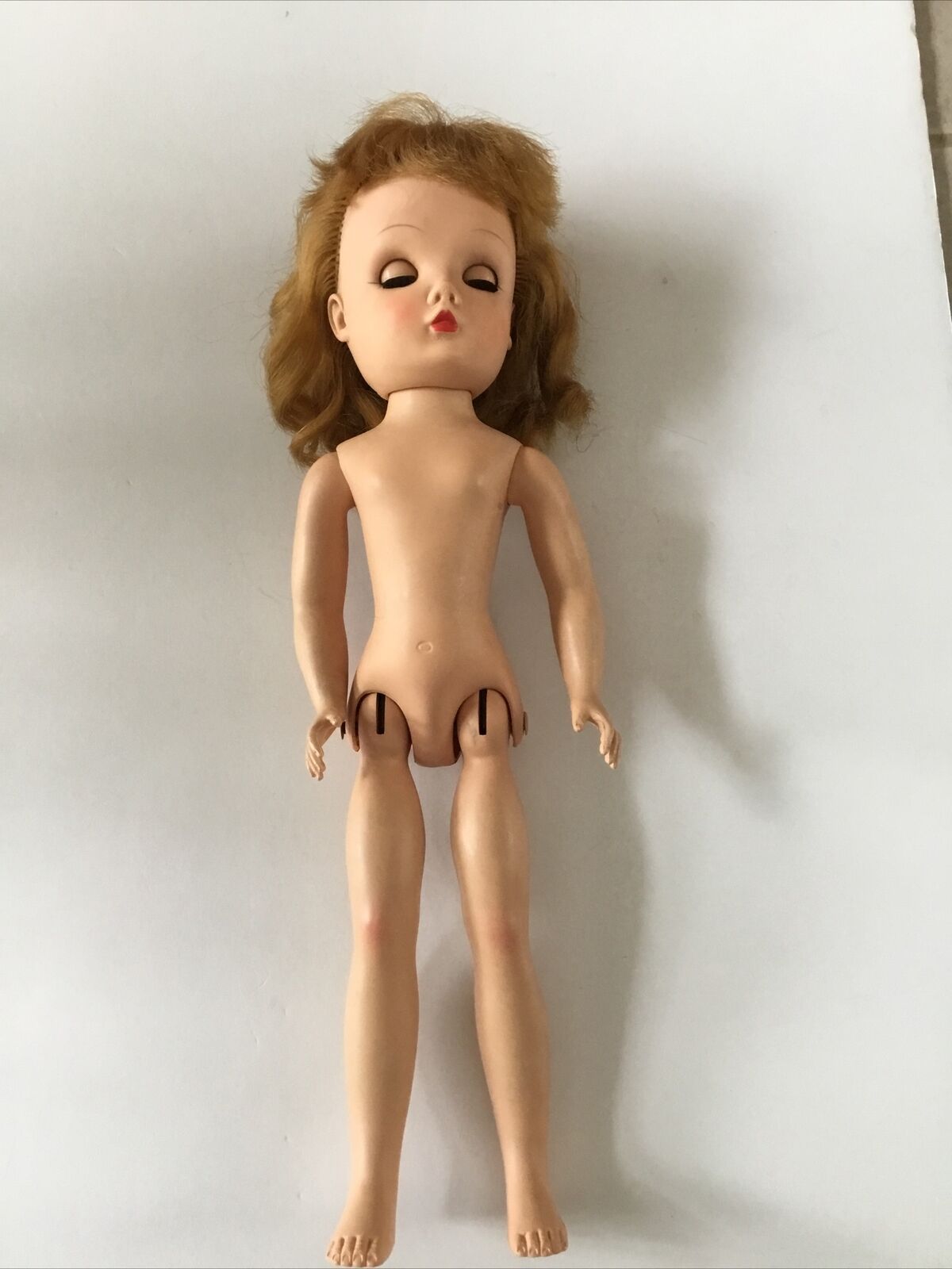 Vintage R&b 18” Hard Plastic Body Vinyl Head Doll
