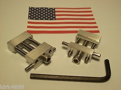 Set Of 2 Machinist Tool Vise Stops For Cnc Or Manual Mill Vise Low Profile