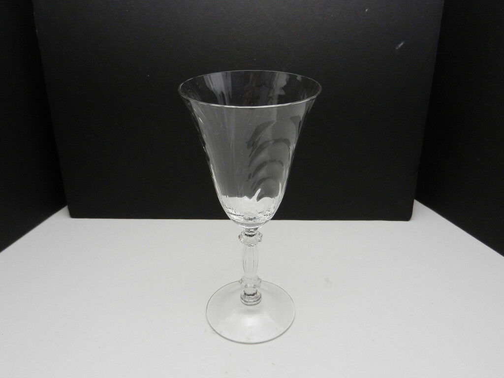 Cambridge Caprice Water Goblet Clear Crystal 9 Oz Capacity 5 7/8" T Ca 1936-1958
