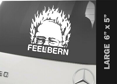 Bernie Sanders Bernin' Decal Bumper Sticker