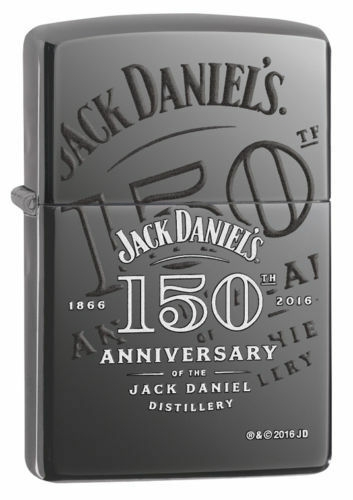 Zippo Windproof Jack Daniels 150th Anniversary Lighter, 29188, New In Box