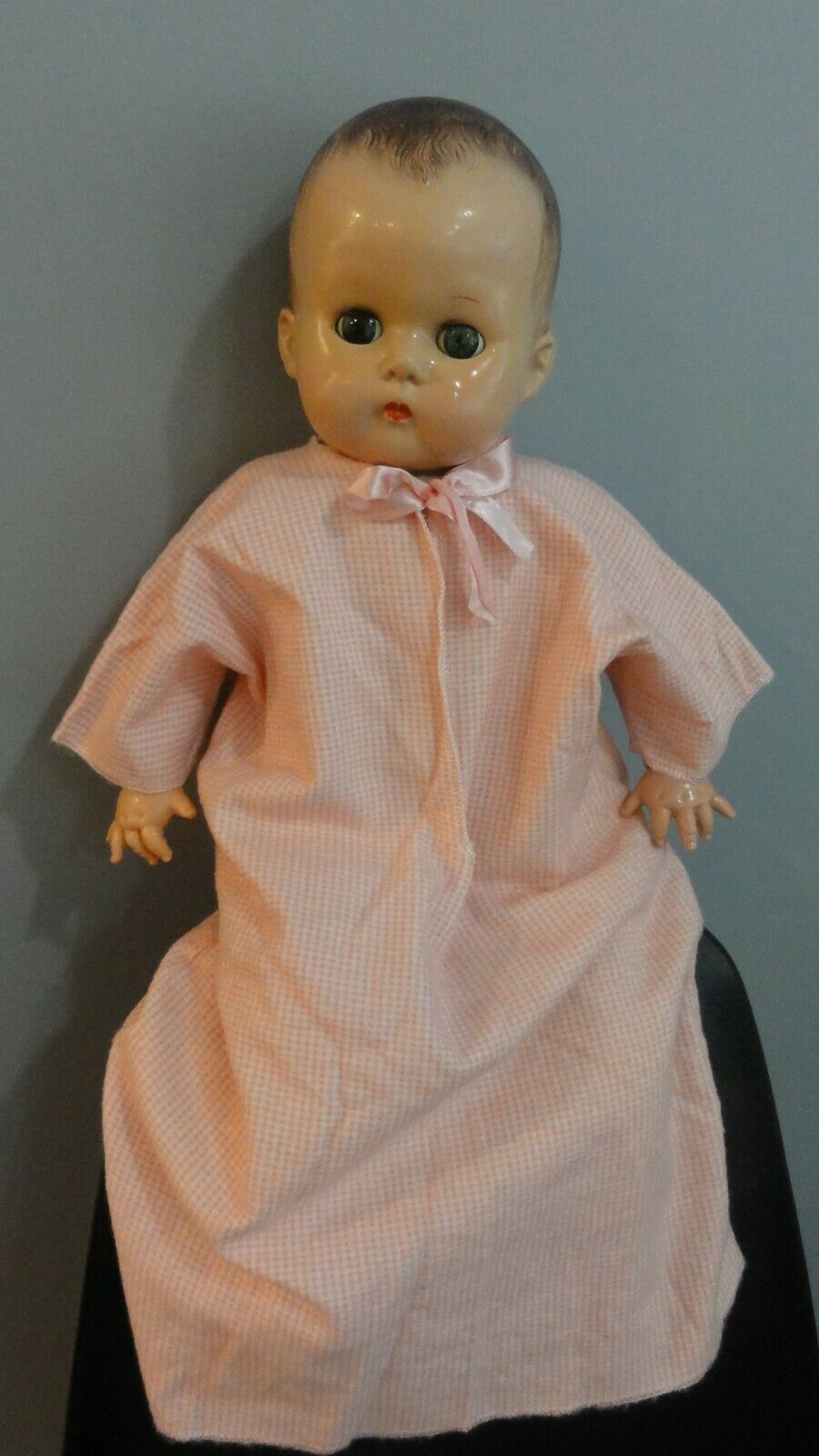 21" R & B Arranbee Chubby Baby Doll Composition & Cloth Vintage Nighgown
